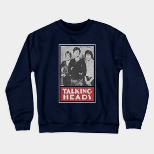 Talking Heads Old Times Retro Style Fan Art Crewneck Sweatshirt